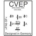 [IMP1220.7A1.12PO] Pulse Relay 12V 20A - 12s - switch-on-deleyed (6s-Impulse) - potential free