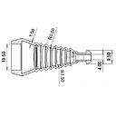 [02PV310001115] Rubber cap for Superseal, 3-pin 